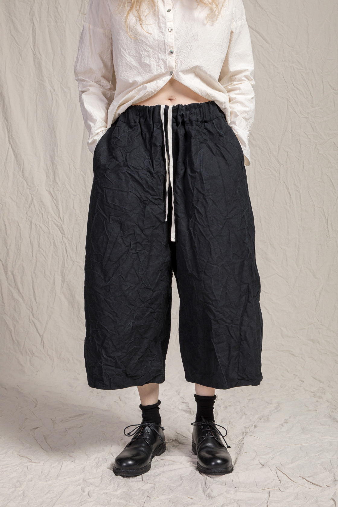 Crash Cotton wide Trousers CR by Album di Familgia AW2025