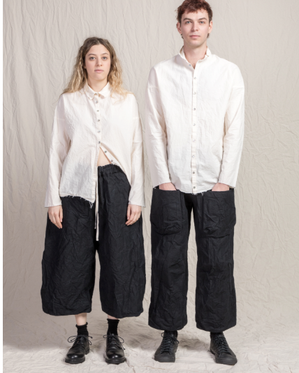 Crash Cotton wide Trousers CR by Album di Familgia AW2025