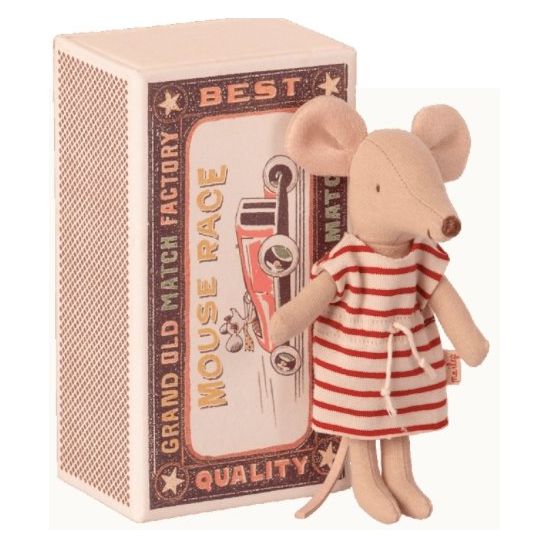 
                  
                    Maileg Grande Soeur Souri boite/ Big Sister Mouse in Matchbox - Marquise de Laborde Paris
                  
                