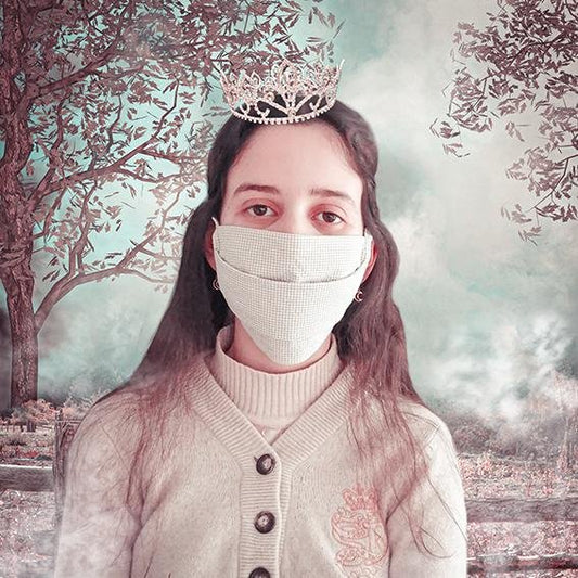 Masque catégorie 2 conçu en suivant le modèle AFNOR prix de  variant 4,80€  à 7,00€  selon la quantité - Marquise de Laborde 