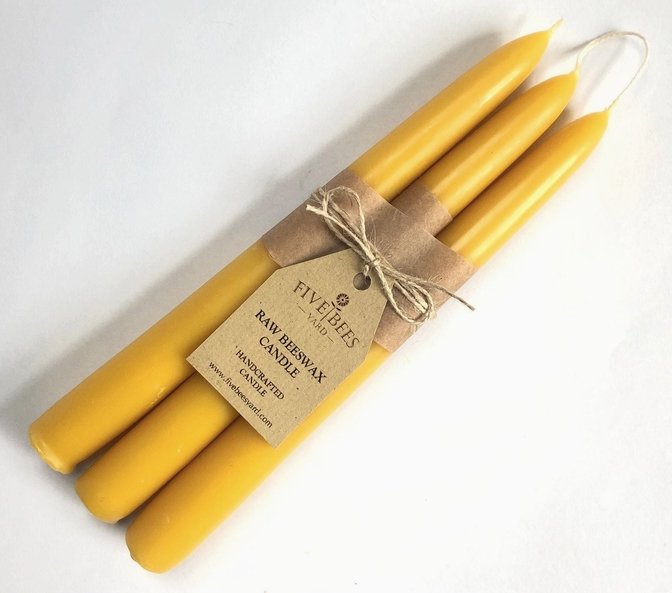 
                  
                    Natural Beeswax Dinner Candle set - Marquise de Laborde Paris
                  
                