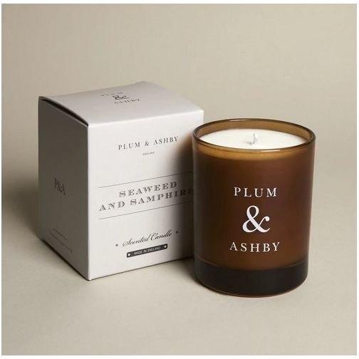 Plum & Ashby Seaweed & Samphire 60 Hours Candle - Marquise de Laborde 