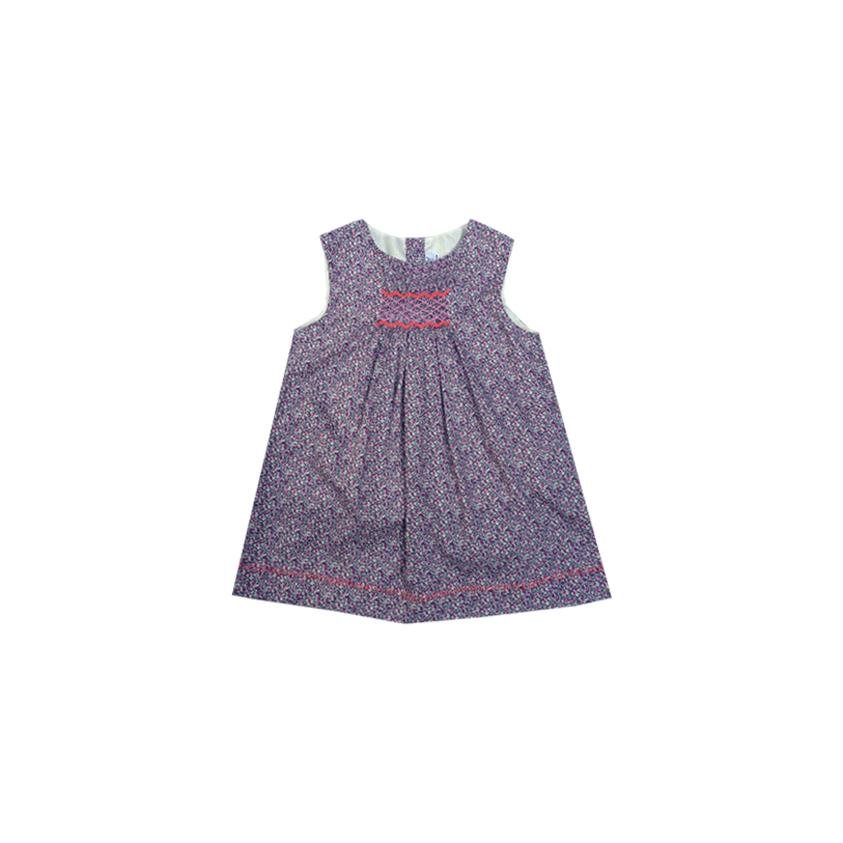 Robe Elodie - Liberty Pepper Violet - Marquise de Laborde