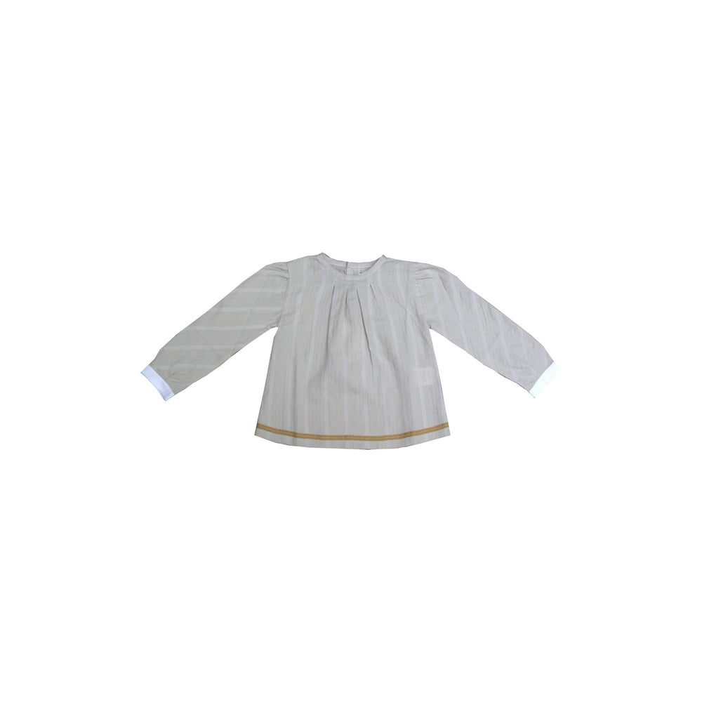 Top Rachel - Ecru Stripes - Marquise de Laborde 