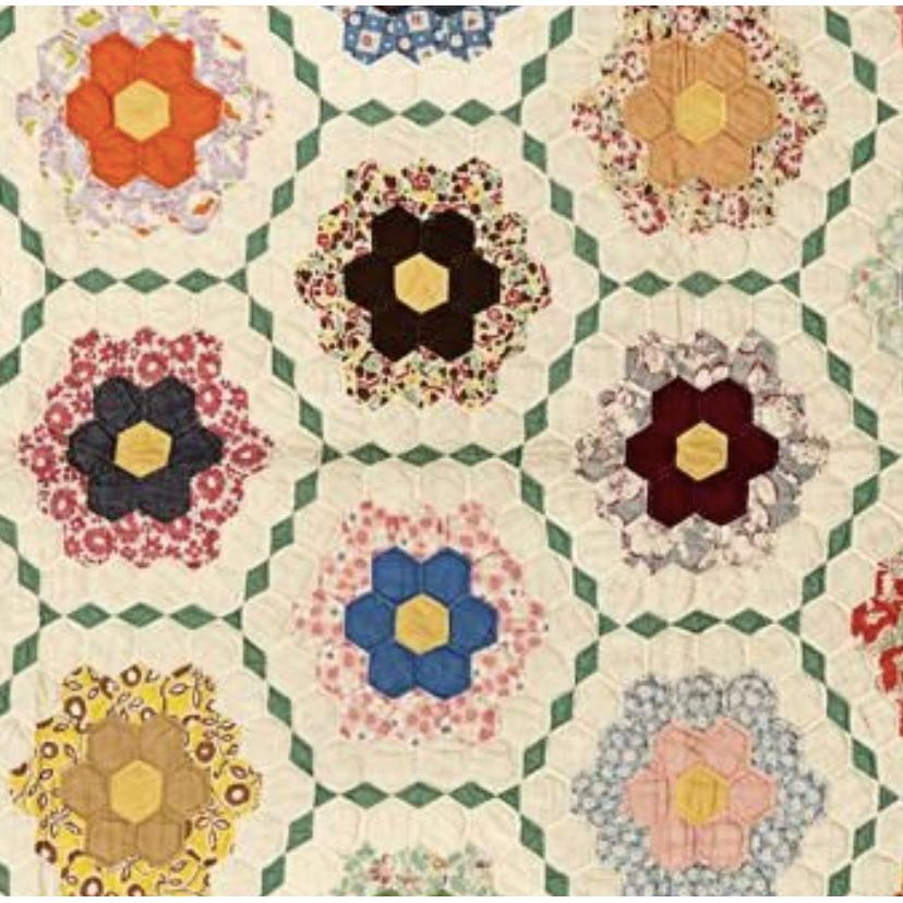 
                  
                    Vintage Patchwork Quilt circa 1890, Pennslyvania USA - Marquise de Laborde Paris
                  
                