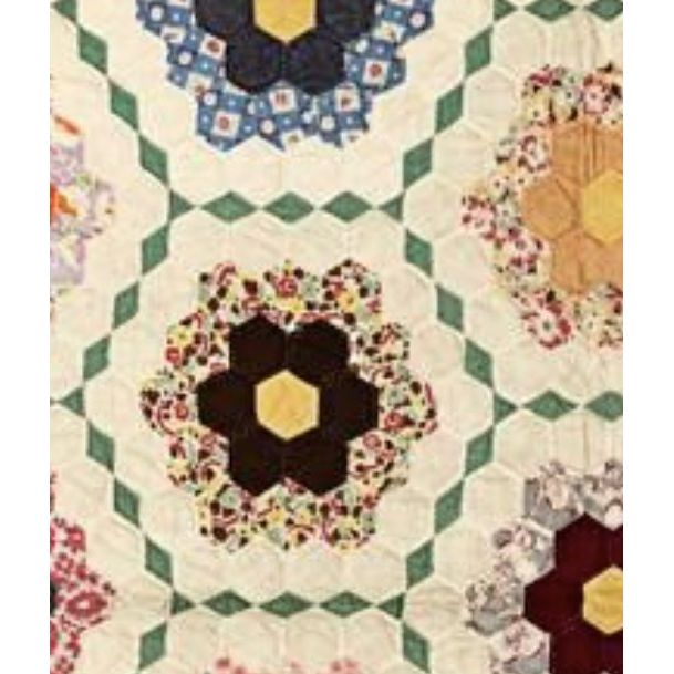 
                  
                    Vintage Patchwork Quilt circa 1890, Pennslyvania USA - Marquise de Laborde Paris
                  
                